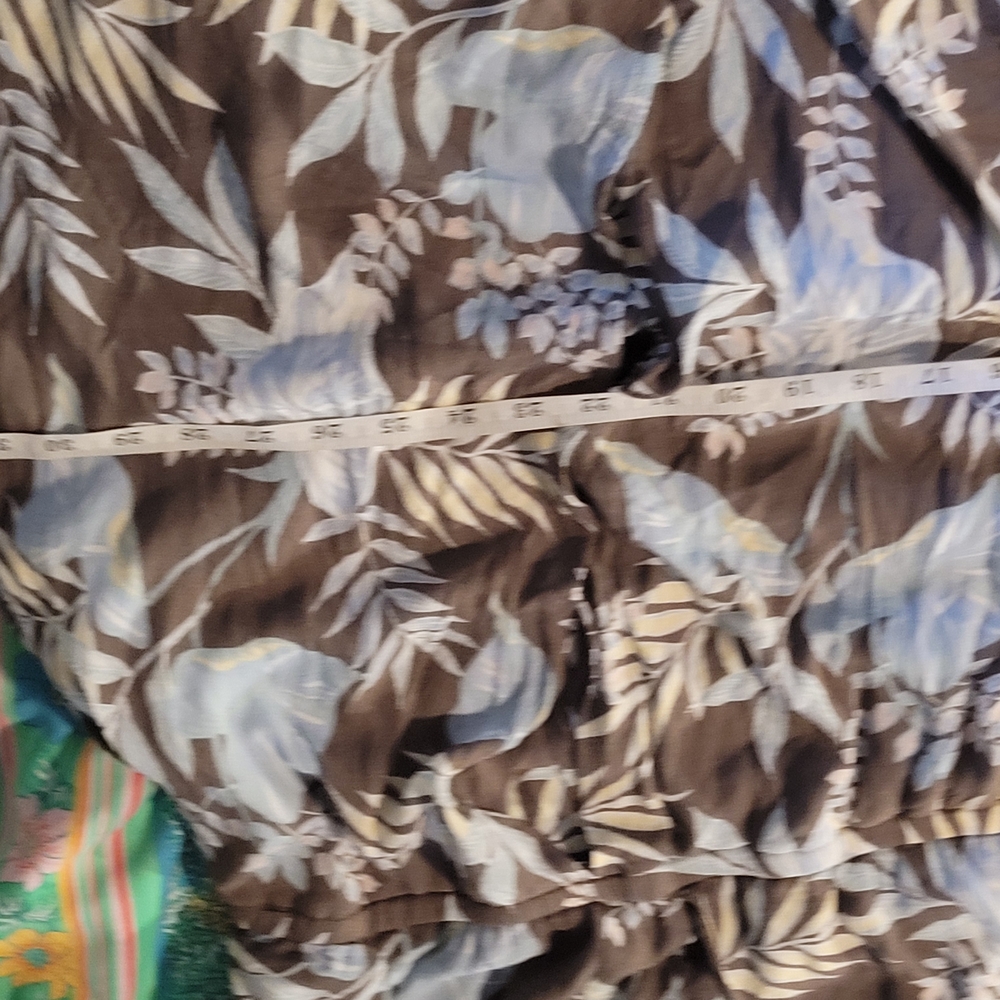 Torrid Brown and Blue Floral Jumpsuit - Picture 13 of 16